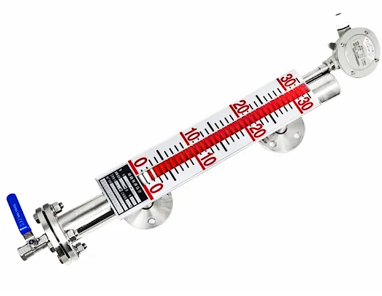 Characteristics of magnetic flap level meters