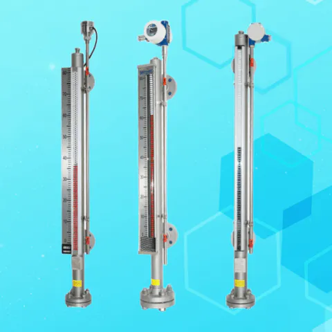 The influence of the normal measurement of the magnetic flap level meter