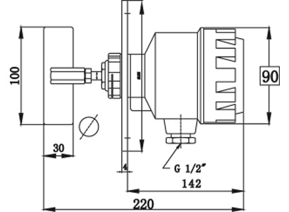 Bin Detect Sensor Rotary Paddle Level Switch For Solid And Bulk