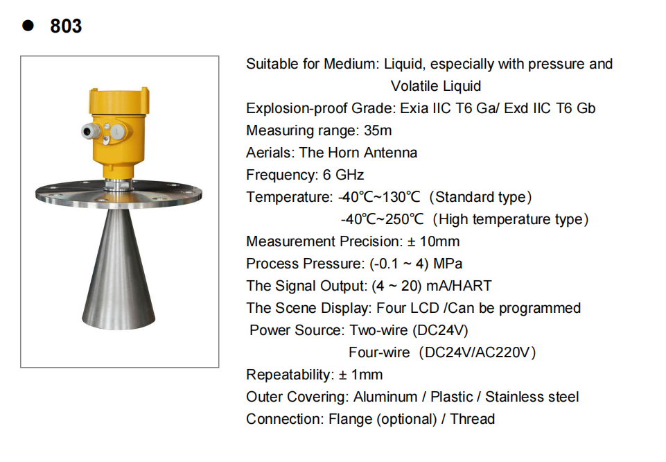 Kaidi Sensors radar type level transmitter for business for work-4
