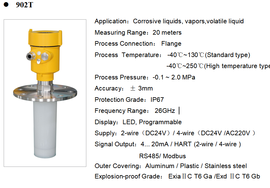 Kaidi Sensors wholesale intelligent radar level meter manufacturers for industrial