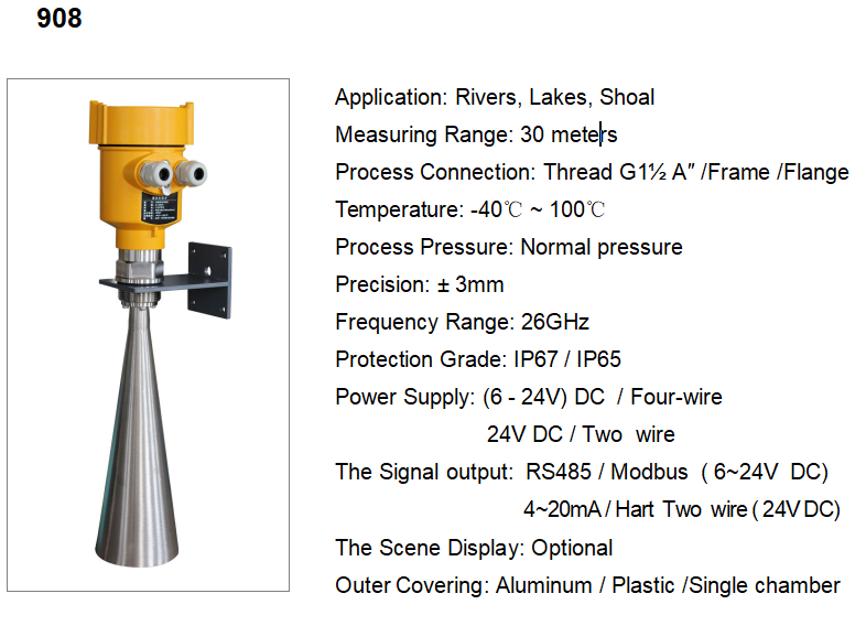 top radar level guage supply for industrial-4