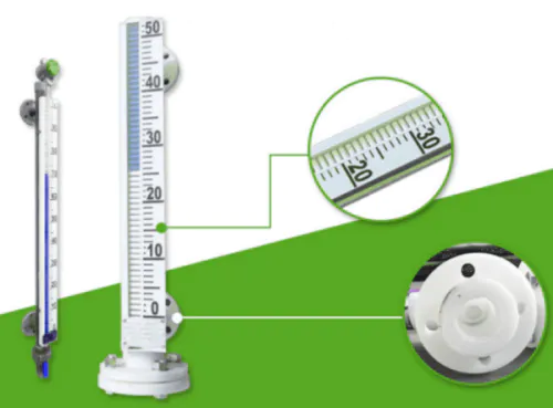 Magnetic flap level meter in magnetic interference and corrosive environments!