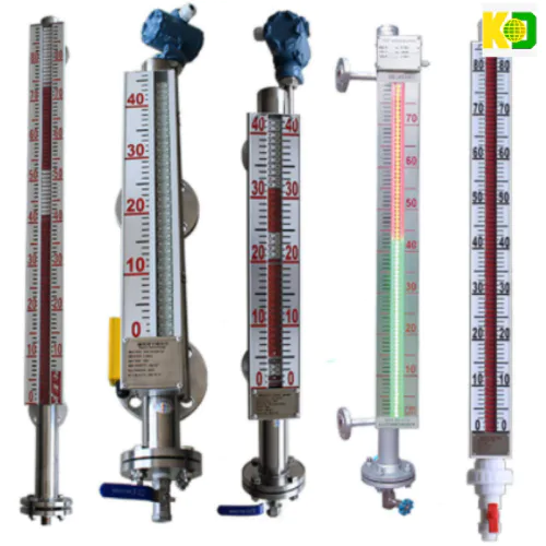 How to maintain and care for the flange and valves and other components of the magnetic flap level meter?