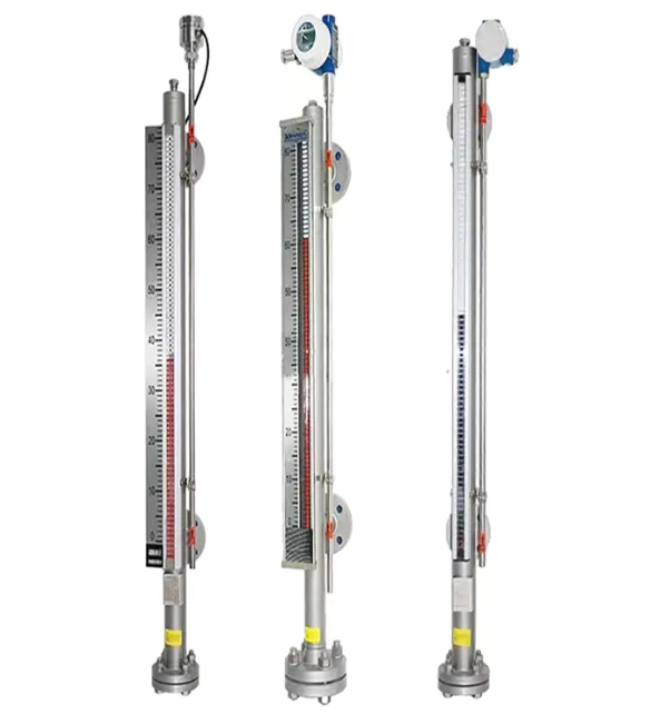 What are the advantages of the magnetic level gauge?