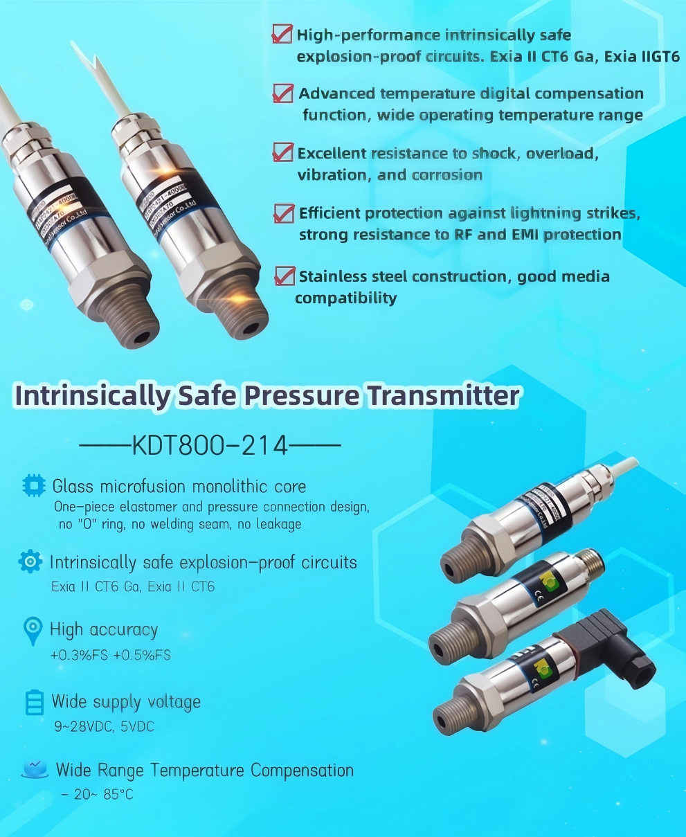product-kaidi KDT800-214Intrinsically Safe Explosion-Proof Pressure Transmitter-Kaidi Sensors-img-2