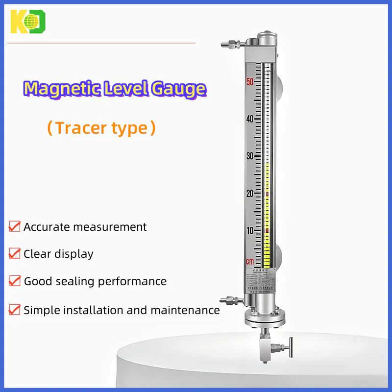 kaidi KD Magnetic Level Gauge Thermal Type Side Mounted Magnetic Flap Level Gauge