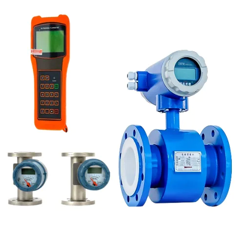 What are the different characteristics of commonly used flow meters?