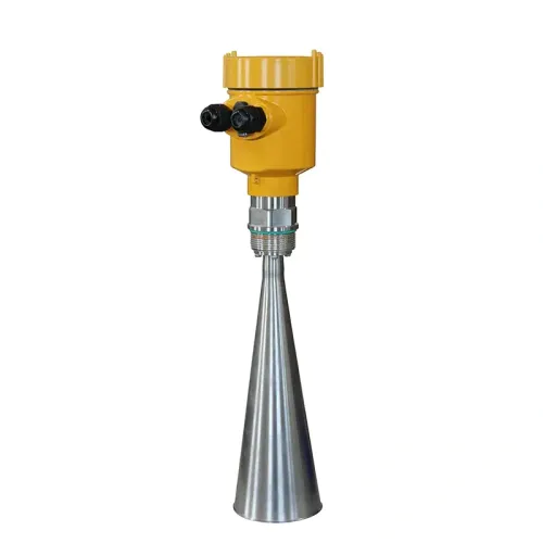 Under what conditions do radar level meters need to be fitted with a bypass pipe?