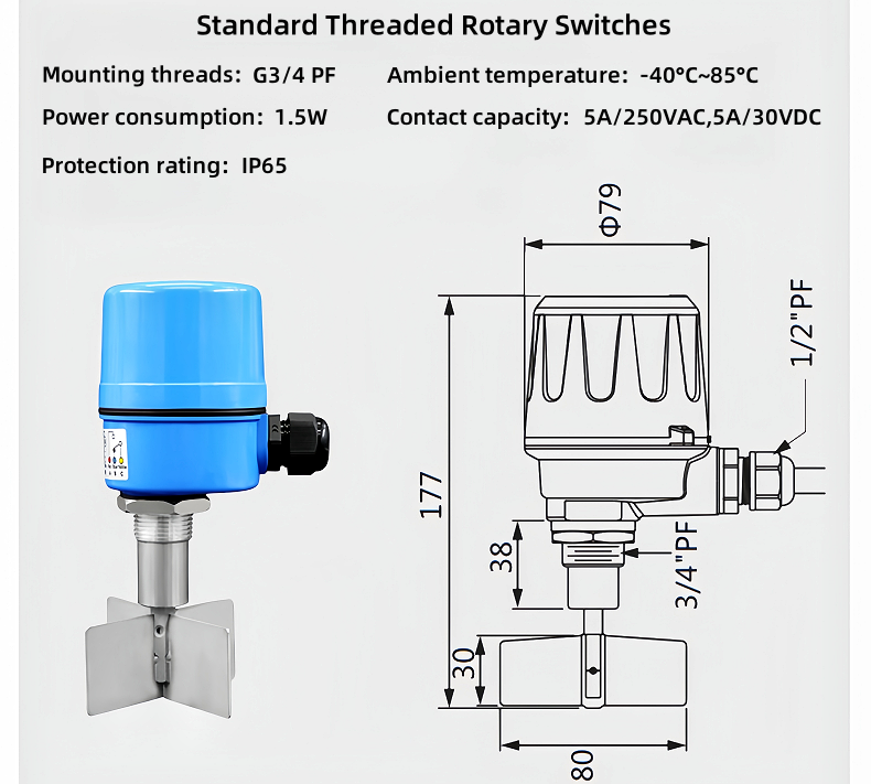 product-Kaidi Sensors-kaidi KD Rotary resistance level switch-img-2