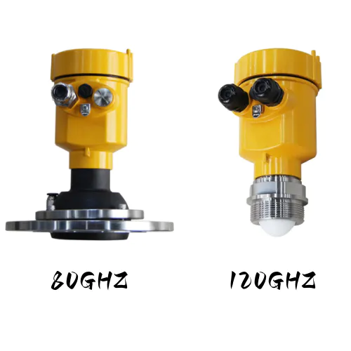 When shopping for a radar level meter, how do I understand the frequency options?