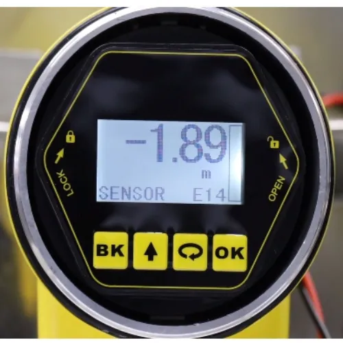 How to solve the fault of E14 in radar level meter?