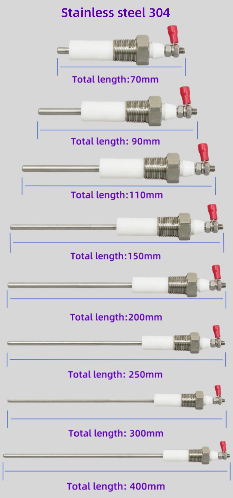 product-wholesale Taidacent Water Level Probe Boiler Water Level Sensor Water Level Electrode Probe--6