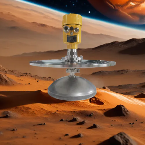 Radar level gauge is not affected by dusty conditions