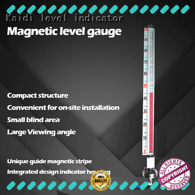 KAIDI top magnetic type level gauge company for industrial