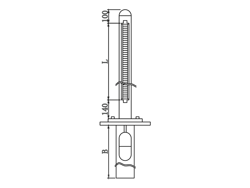 product-Indicador de nivel magnetico Montada en la parte superior-Kaidi Sensors-img-2