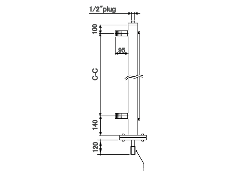 product-Kaidi Sensors-Montada en la parte superior Indicador de nivel magnetico-img-2
