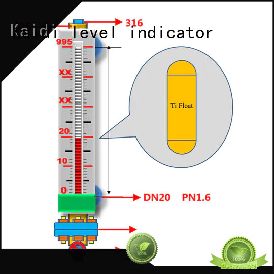 KAIDI new magnetic level gauge price company for industrial